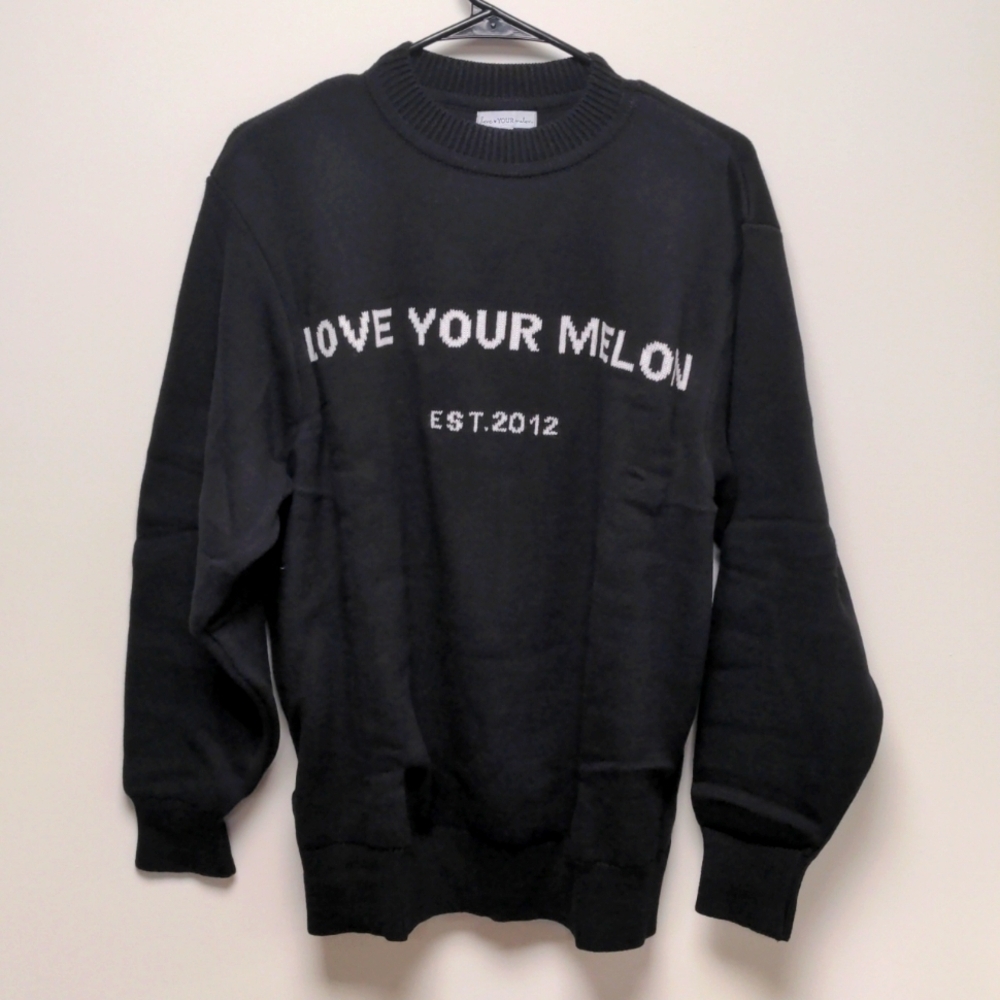 Love Your Melon Black Large sweater.